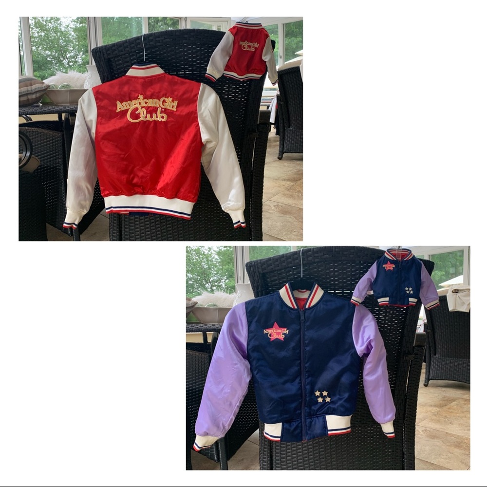 American Girl Club jacket matching set